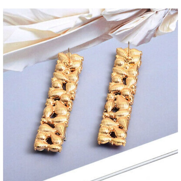 NEW 18k gold plated multicolored Luxury Earrings - Picture 3 of 6